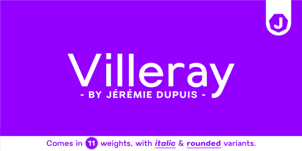 Villeray font